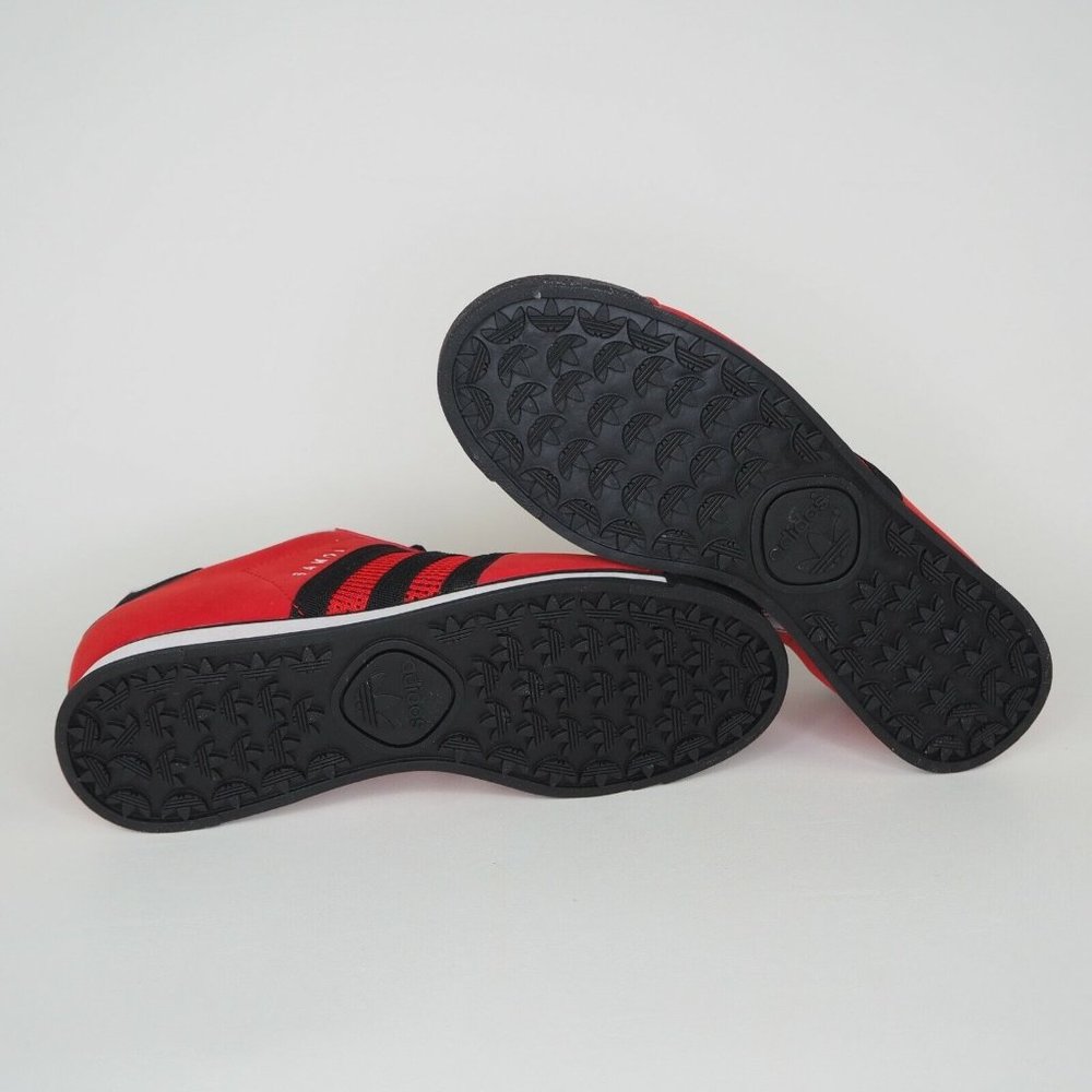 Adidas Samoa J Boys Shoes Red Sneakers Originals Leather C75421 Vintage - Picture 8 of 12